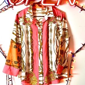 New York &Company [Versace-esque] Print Buttondown